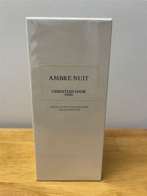 christian dior ambre nuit soap